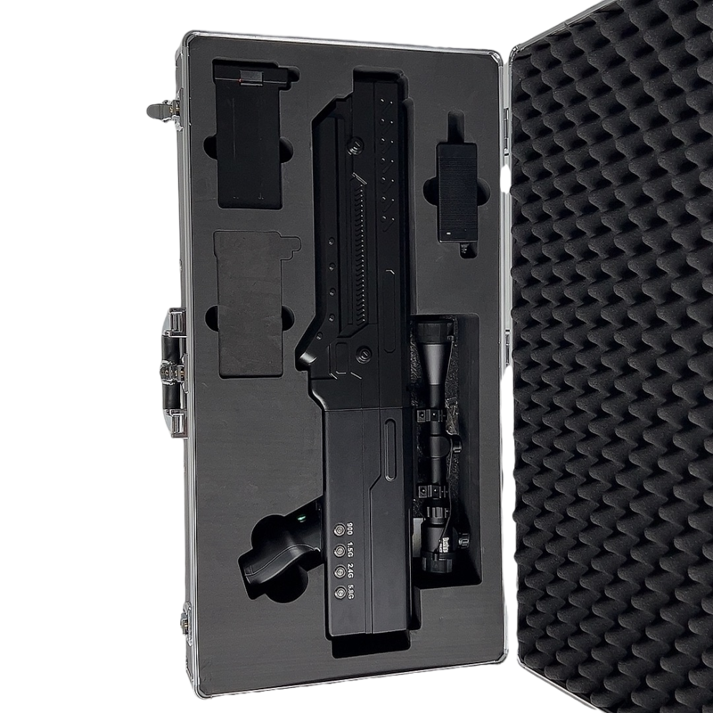  海门手持便携式枪型低空防御反制四通道B型