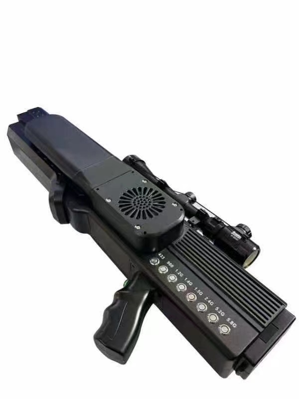  海门手持便携式枪型低空防御反制八通道